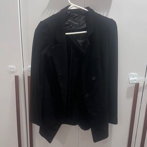 Women's Elegant Black Suit Jacket